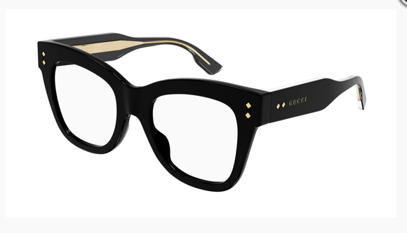 GUCCI GC001812 Designer Frames Black 100% Authentic Use the BUY NOW, PAY LATER - Picture 1 of 8
